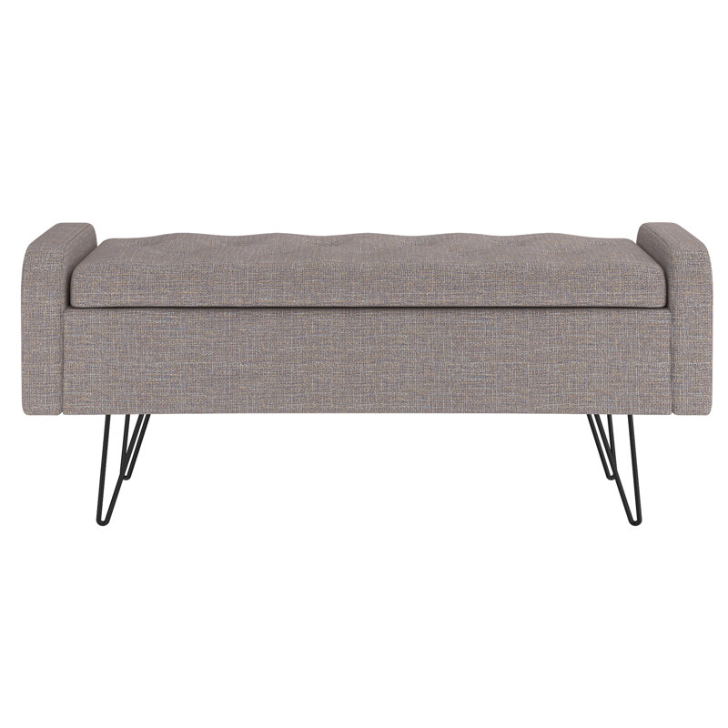 Ivy Bronx Che Upholstered Flip Top Storage Bench & Reviews | Wayfair.ca